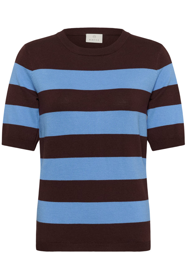 KALizza Striped Knit Fudge