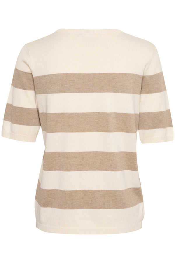 KALizza Striped Knit Chinchilla