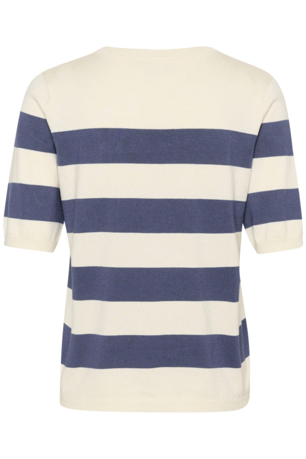 KALizza Striped Knit Indigo Blue