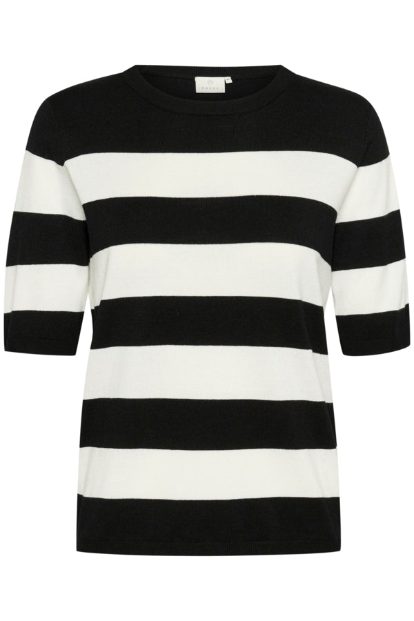 KALizza Striped Knit Black Chalk