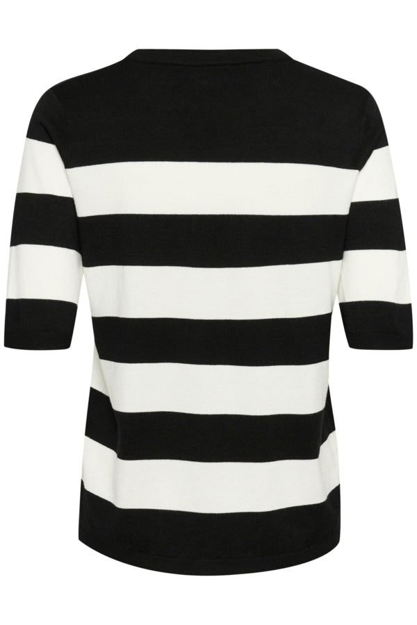 KALizza Striped Knit Black Chalk