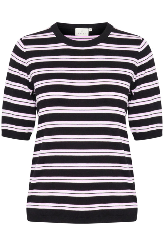 KALizza Striped Knit Black Pink