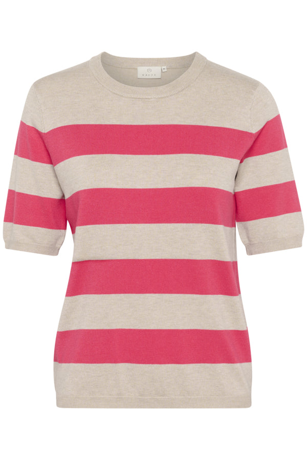 KALizza Striped Knit Rasberry