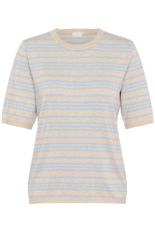 KALizza Striped Knit Soft Chambray