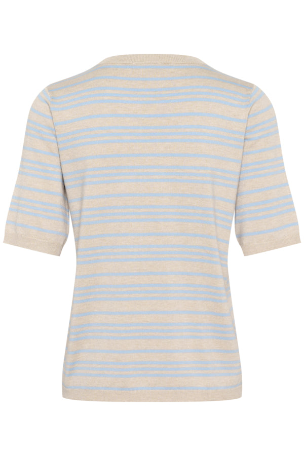 KALizza Striped Knit Soft Chambray