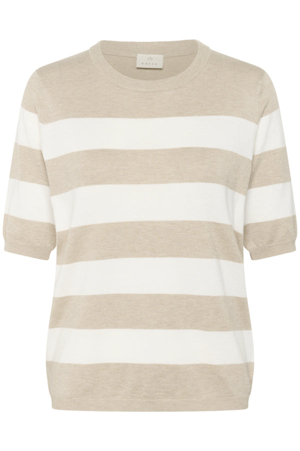 KALizza Striped Knit Feather Grey Chalk