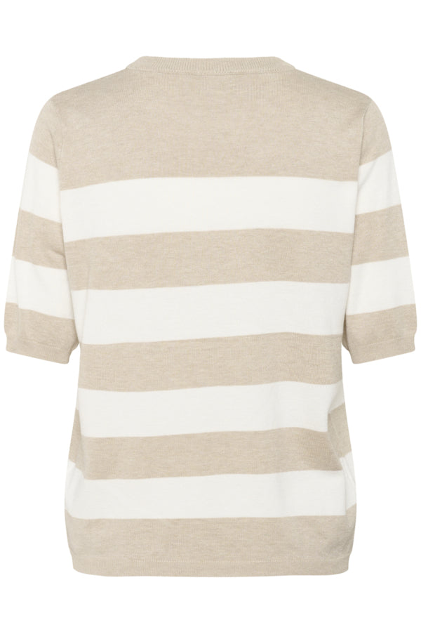 KALizza Striped Knit Feather Grey Chalk