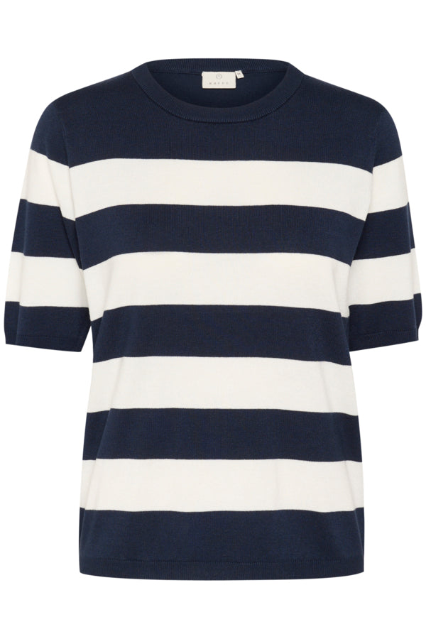 KALizza Striped Knit Midnight Chalk