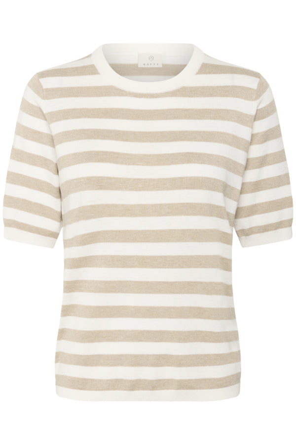KALizza Striped Knit Chalk Feather Grey