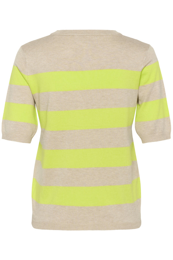 KALizza Striped Knit Feather Gray