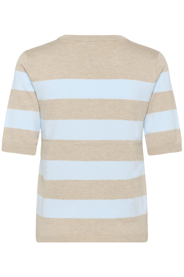 KALizza Striped Knit Feather Gray