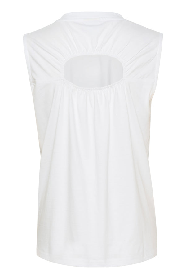 KALucy Jersey Top Optical White