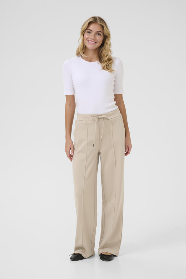 KAJenny Straight Pants Feather Gray