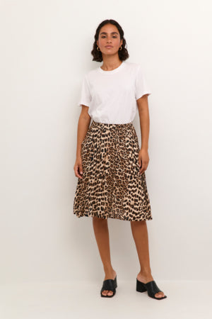 KAAmber Short Skirt Classic Leopard