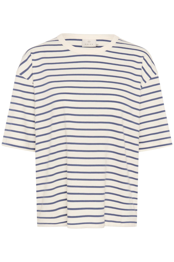 KAWinny 1/2 Sleeve T-Shirt White Indigo Blue
