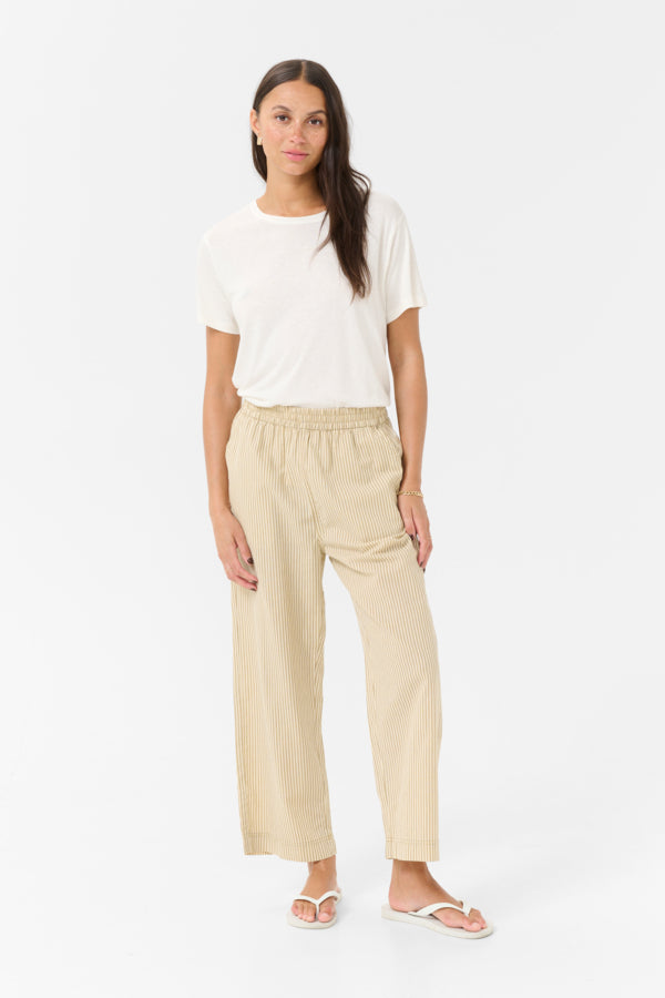 KAnaya Striped Culotte Pants Chincilla