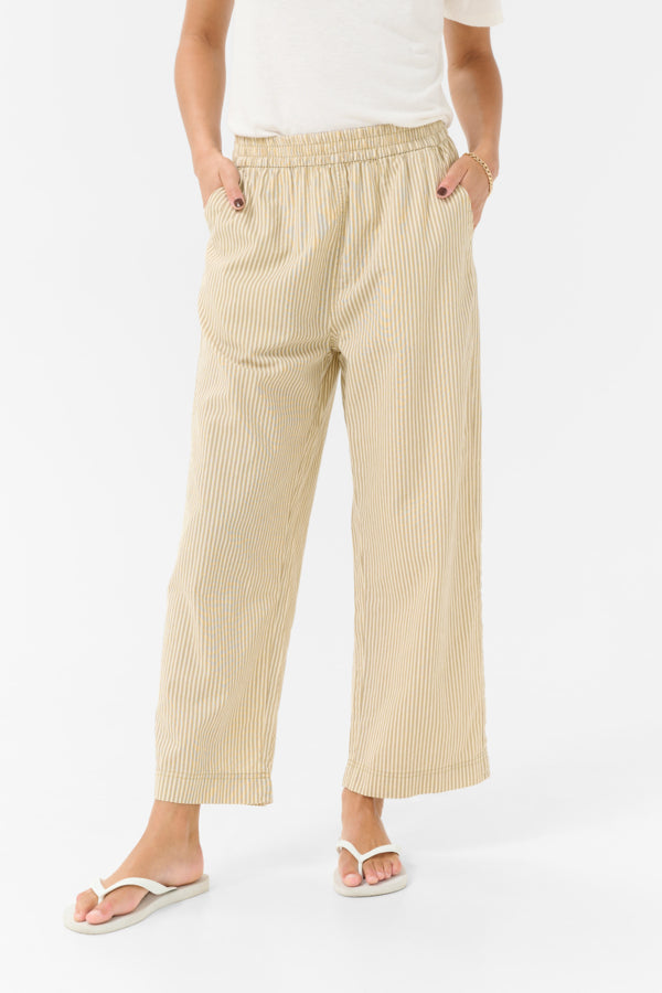 KAnaya Striped Culotte Pants Chincilla