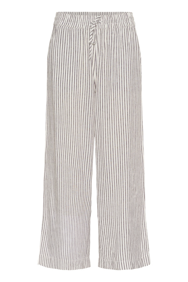 KAMilia Cropped Wide Pants Chalk Stripe