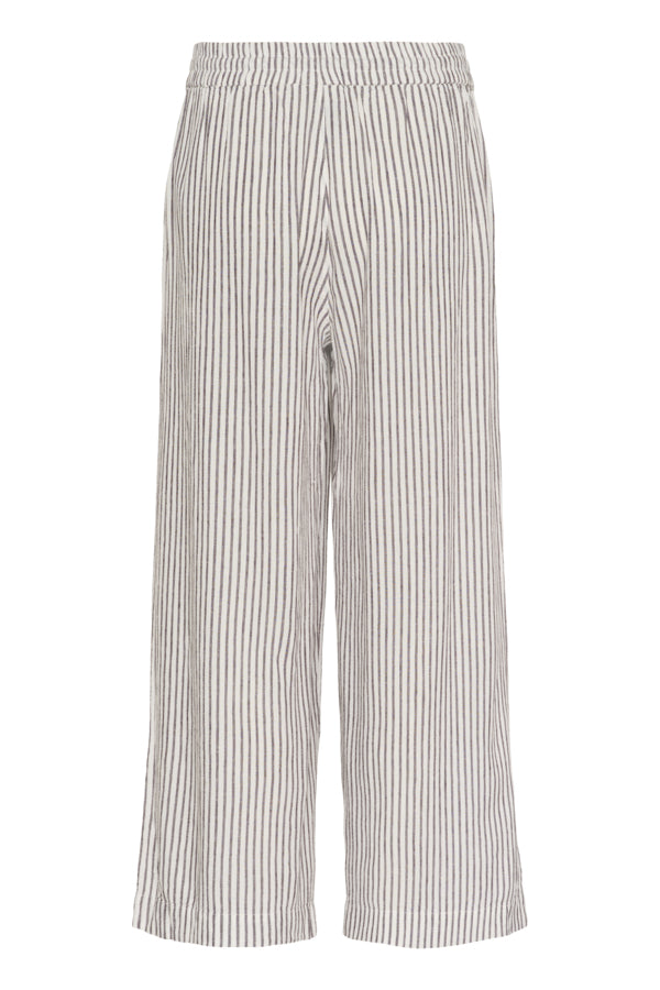 KAMilia Cropped Wide Pants Chalk Stripe