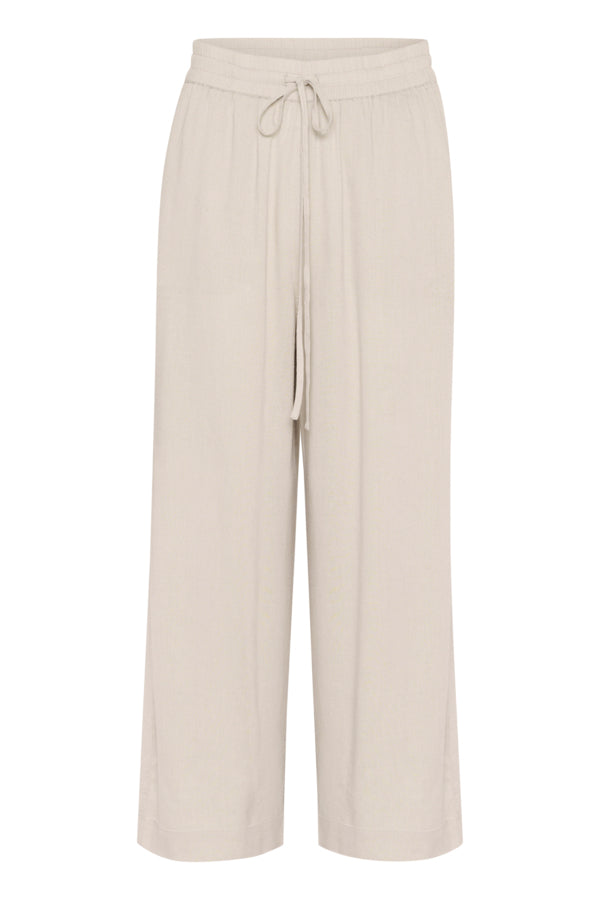 KAMilia Cropped Wide Pants Feather Gray