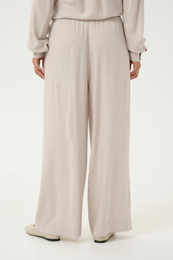 KAMilia Cropped Wide Pants Feather Gray