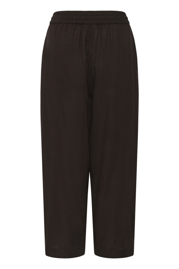 KAMilia Cropped Wide Pants Black Coffee