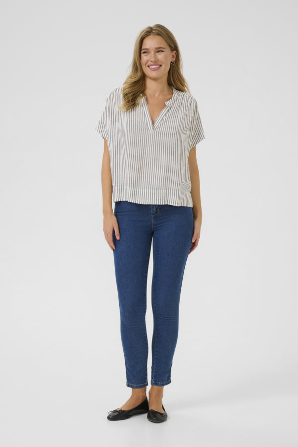 KAMilia Wing SL Blouse Chalk