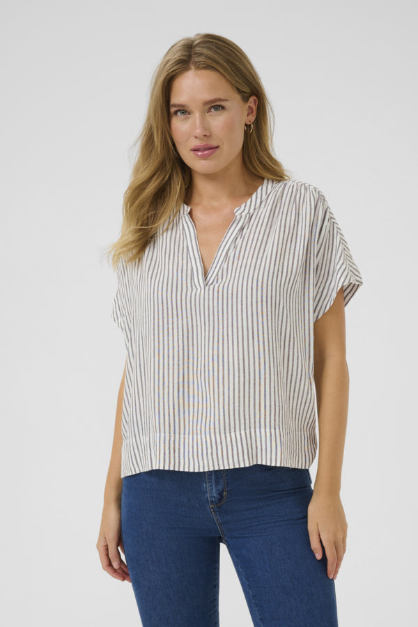 KAMilia Wing SL Blouse Chalk
