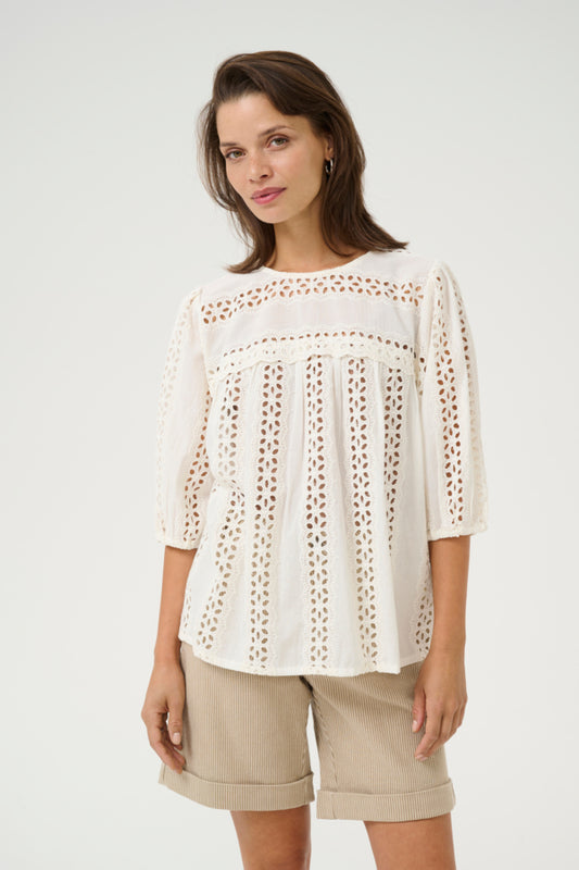 KARandy Blouse Chalk