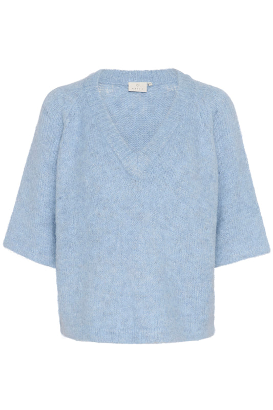 KAEmilie V-Neck Pullover Soft Chambray