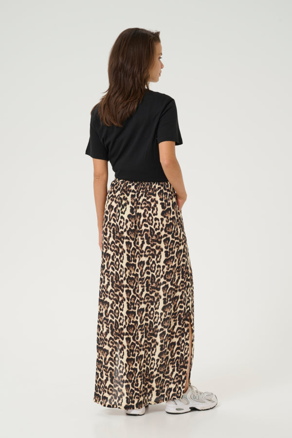 KAEdita Amber Skirt Naturel Leopard