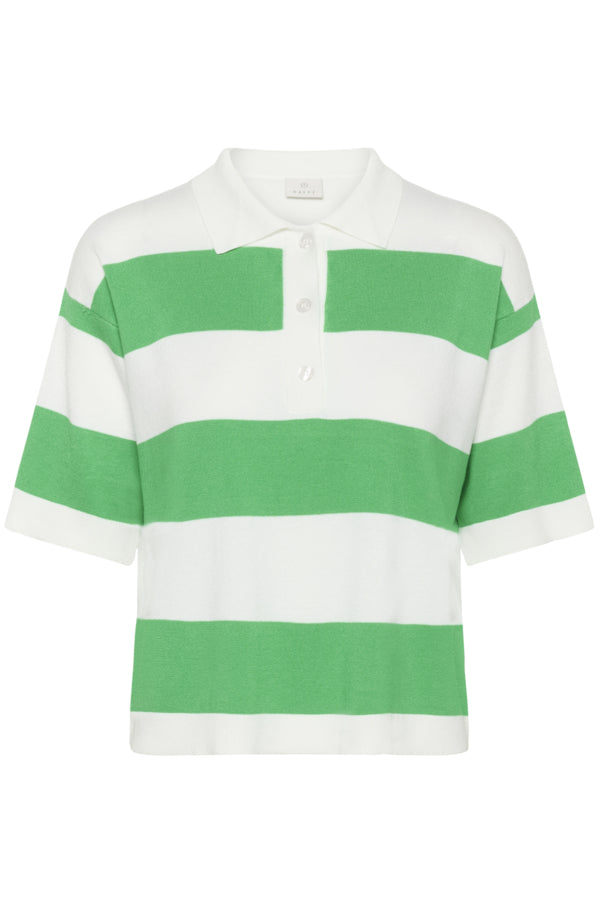 KALizza Polo Knit Chalk Bright Green