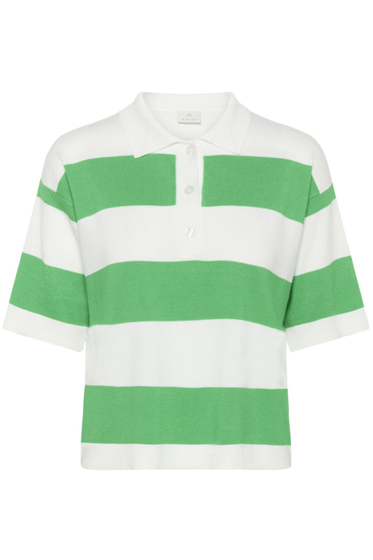 KALizza Polo Knit Chalk Bright Green
