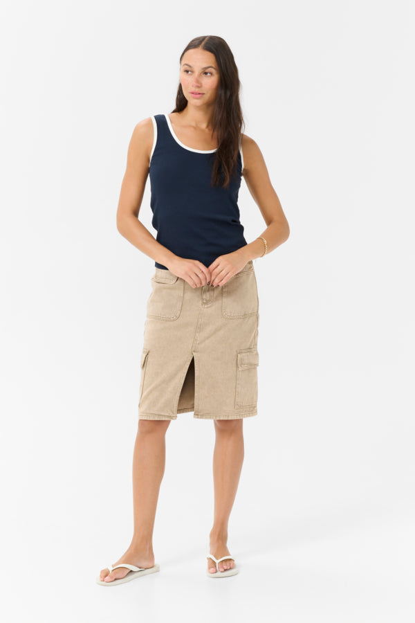 KACarna Contrast Top Midnight Marine