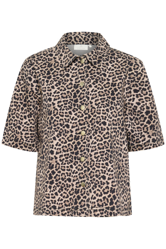 KALeonora Denim Shirt Classic Leopard