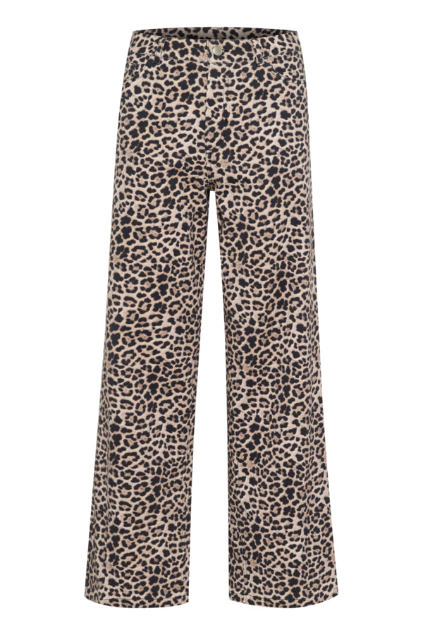 KALeonara HW Denim Jeans Classic Leopard