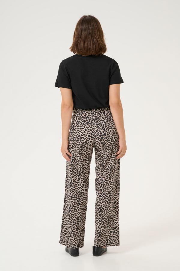 KALeonara HW Denim Jeans Classic Leopard
