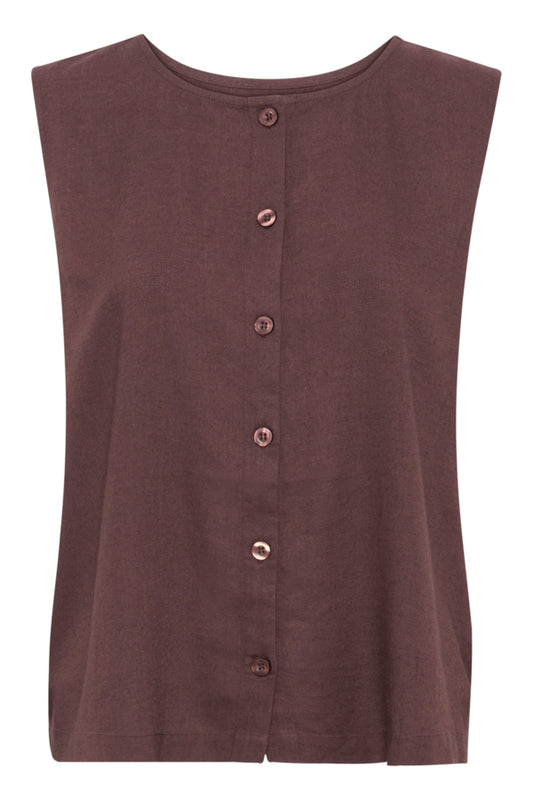 KAMilia Reversable Top Fudge