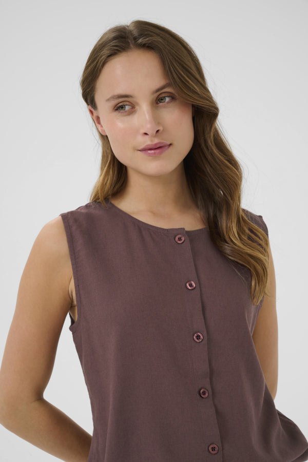 KAMilia Reversable Top Fudge