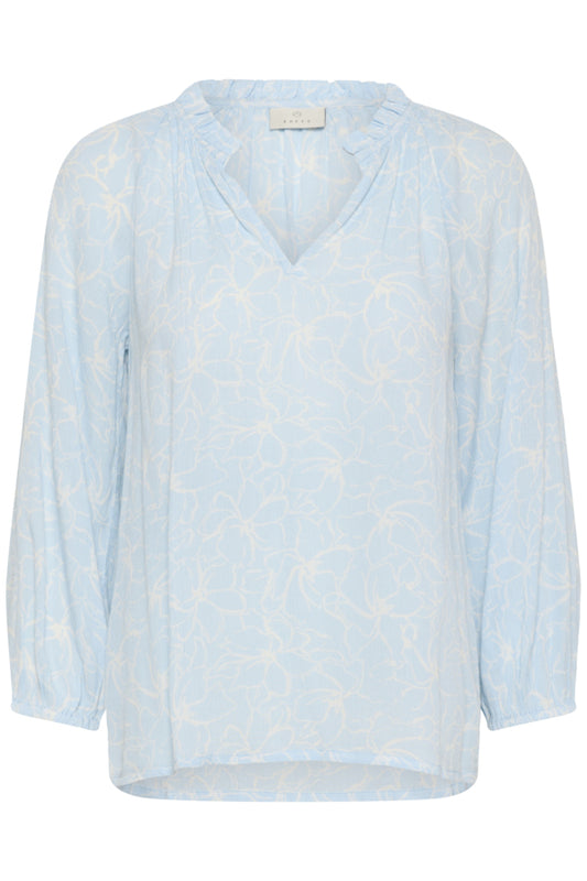 KATine Amber Blouse Nantucket Breeze