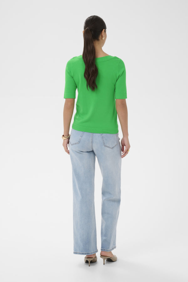 KALizza Boatneck Pullover Bright Green