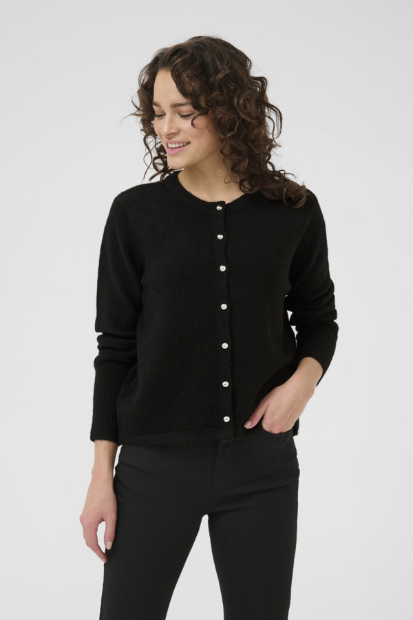 KANiel Knit Cardigan Black Deep