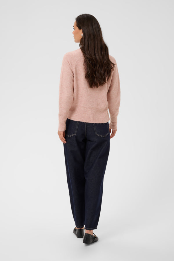 KANiel V-Neck Pullover Pale Mauve