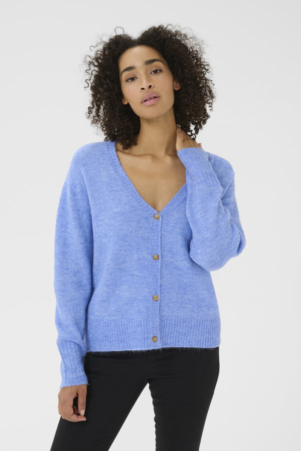 KAIris V-Neck Cardigan Ultramarine