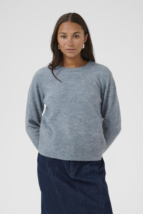 KANiel Crew Neck Pullover Windward Blue
