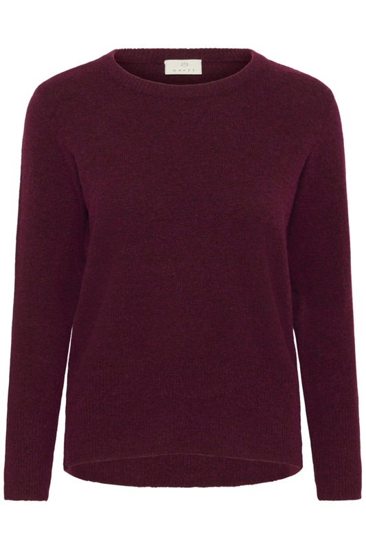 KANiel Crew Neck Pullover Windsor Wine