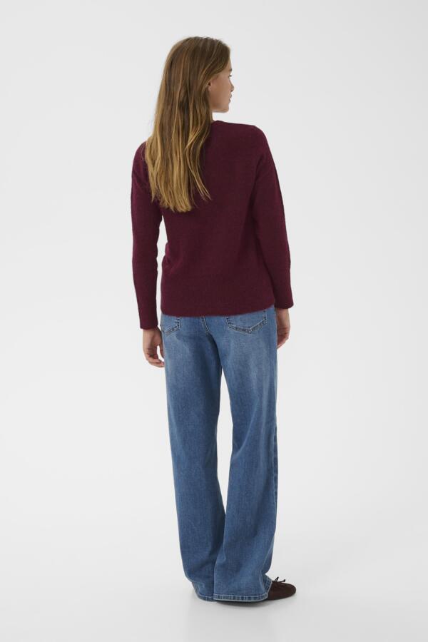 KANiel Crew Neck Pullover Windsor Wine