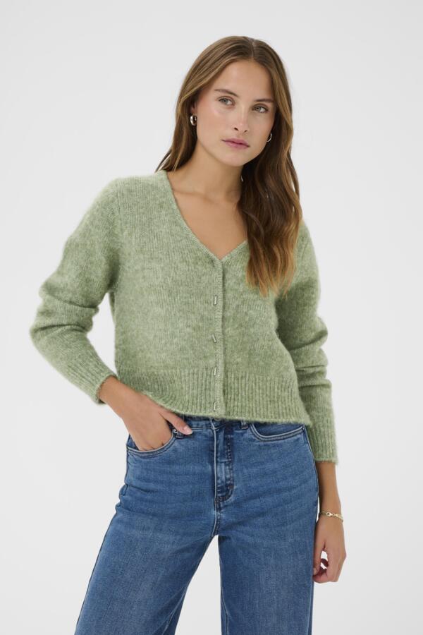 KAMelania Cardigan Sea Spray Melange