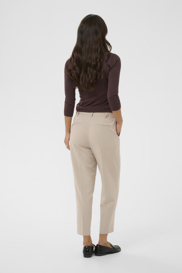 KAHeather Cropped Pants Feather Gray