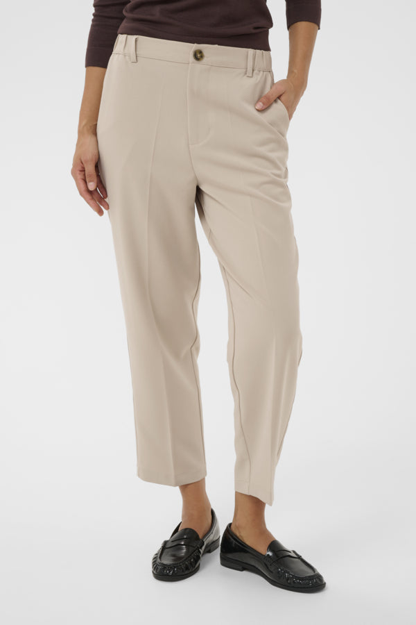 KAHeather Cropped Pants Feather Gray
